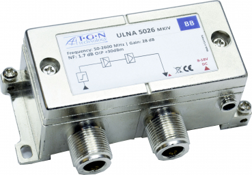 ULNA 5026BB  Broadband preamplifier up to 2.6 GHz